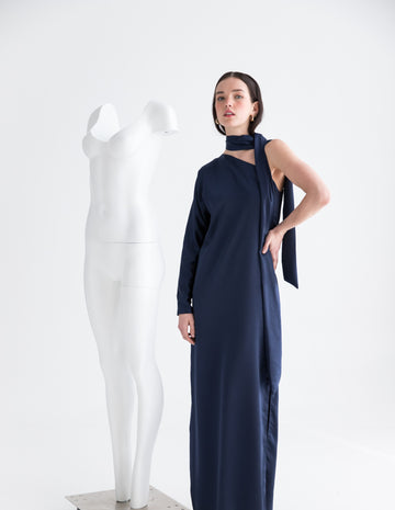 Megève Navy Blue Gown