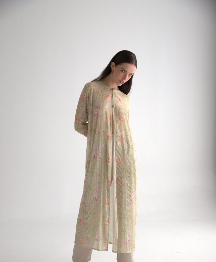 Shimmer Bouquet Kimono