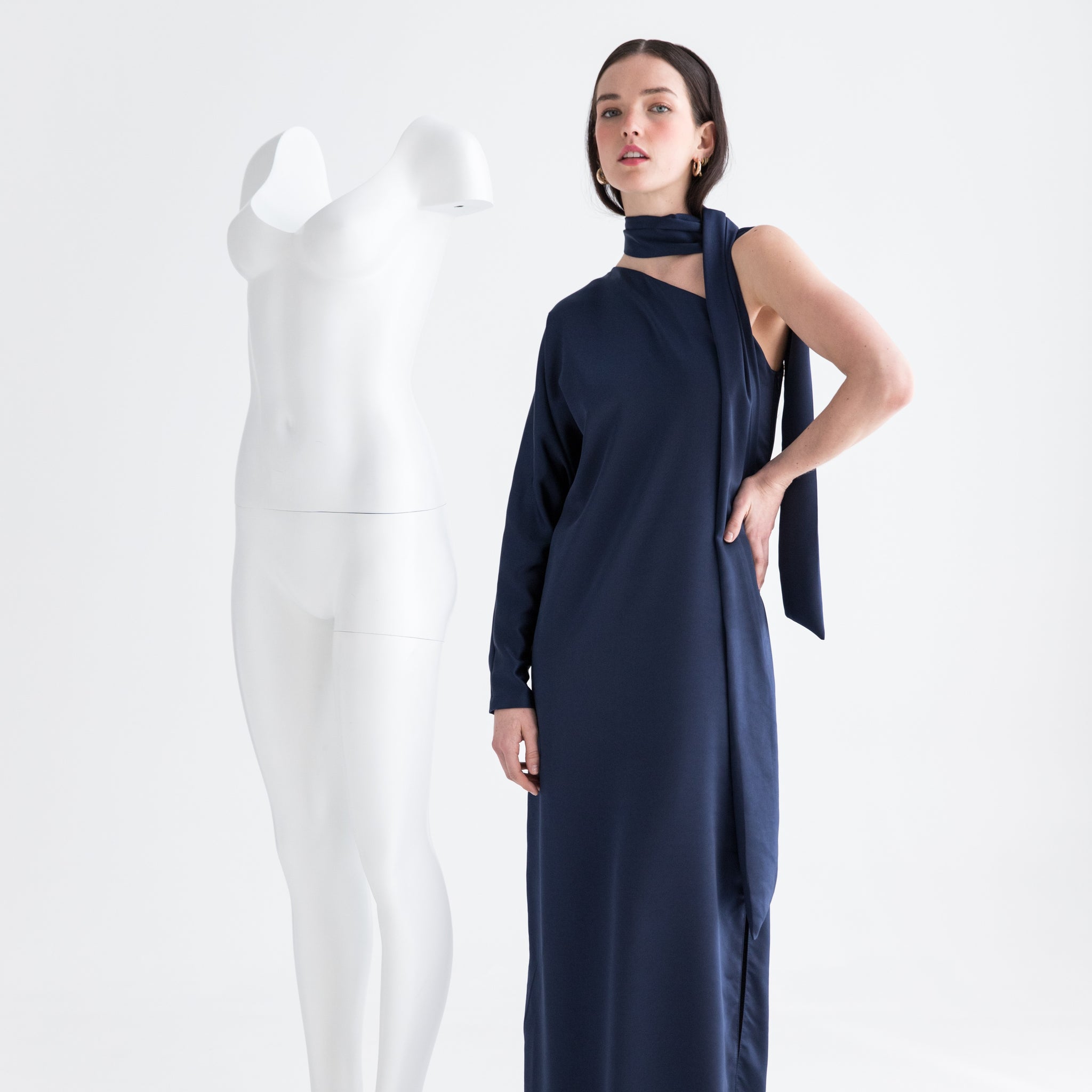Megève Navy Blue Gown