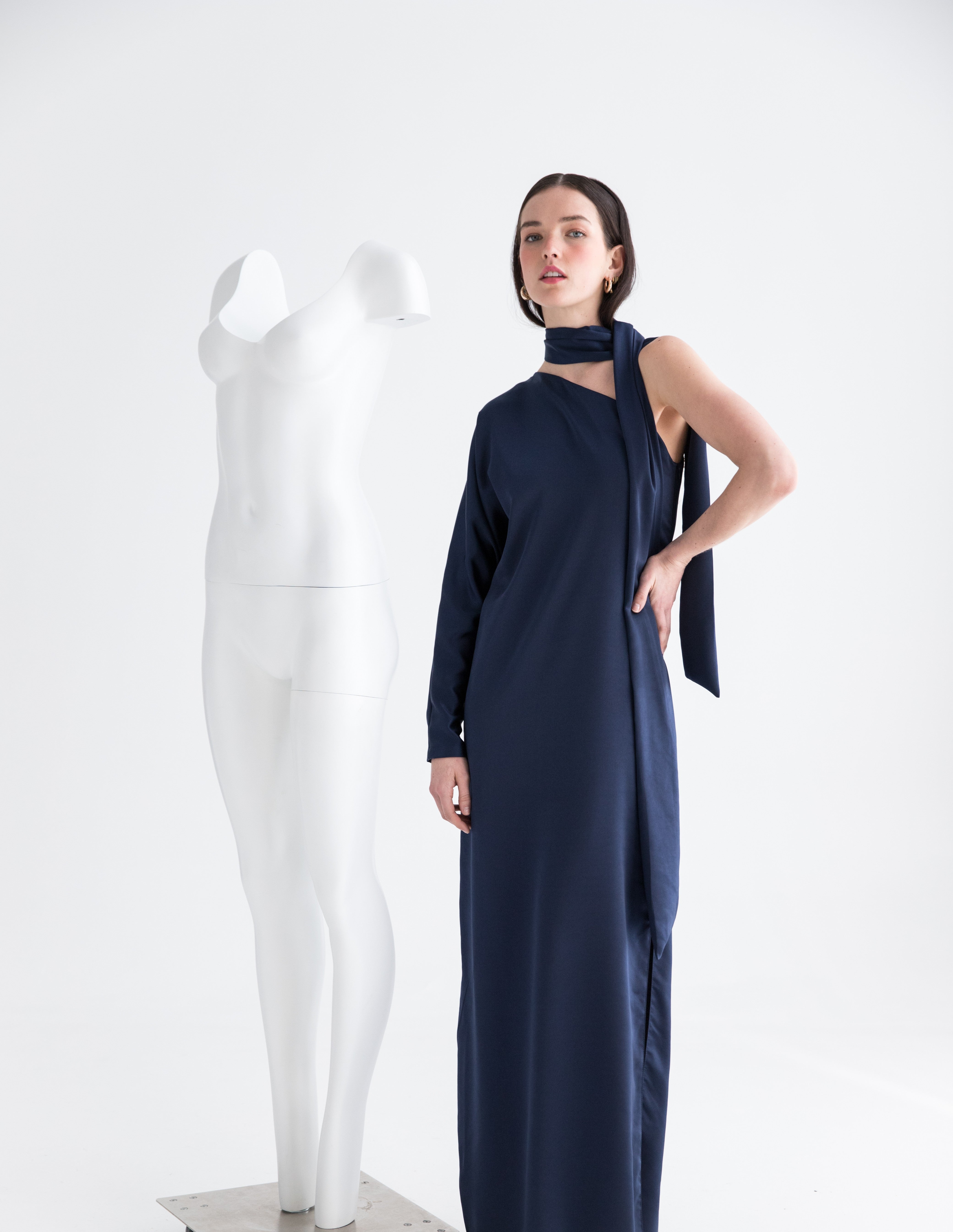 Megève Navy Blue Gown