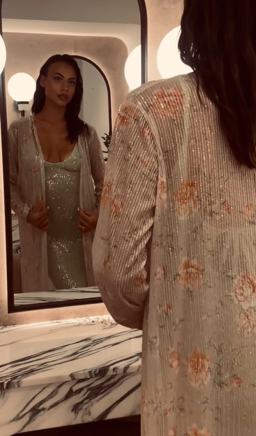 Shimmer Bouquet Kimono